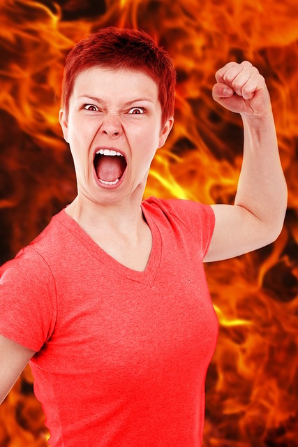 angry woman-